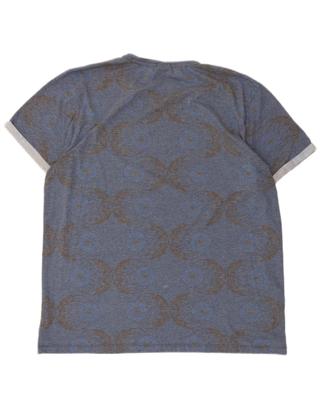 Męski T-shirt z grafiką Jack & Jones Top 2XL Niebieski geometryczny poliester