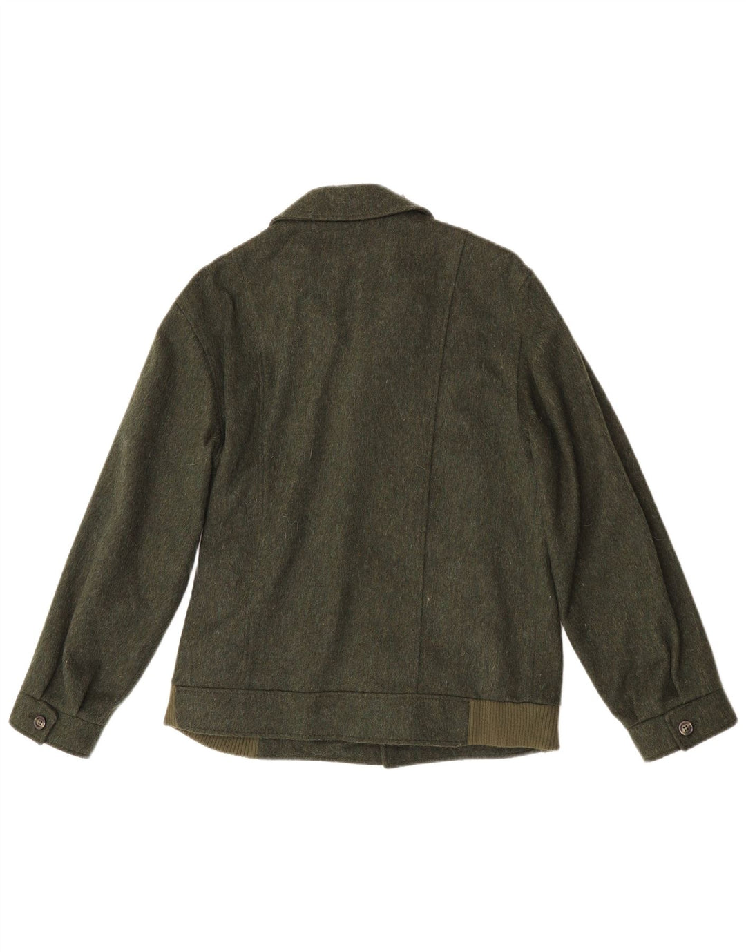 Męska kurtka bomberka w stylu vintage IT 46 Small Green Wełna
