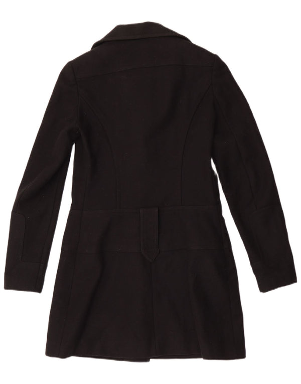 Guess Płaszcz damski UK 12 Średni czarny wełniany