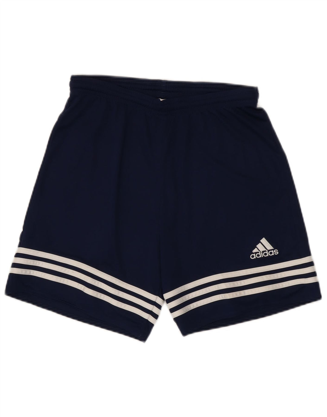 Męskie spodenki sportowe Adidas Climalite, małe, granatowe, poliestrowe