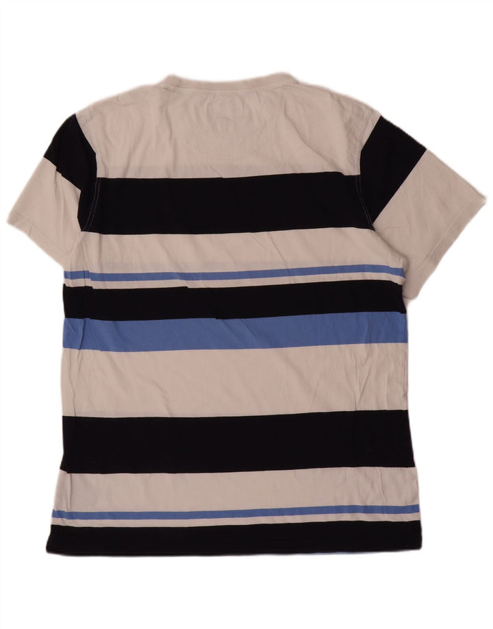 T-shirt męski Barbour, duży, bawełniany w białe paski