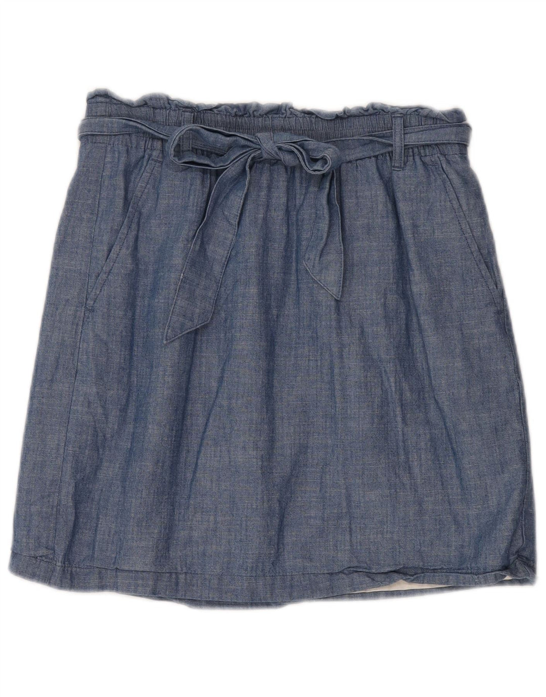 J. Crew Damska spódnica w kształcie litery A, mała W30, niebieska bawełna