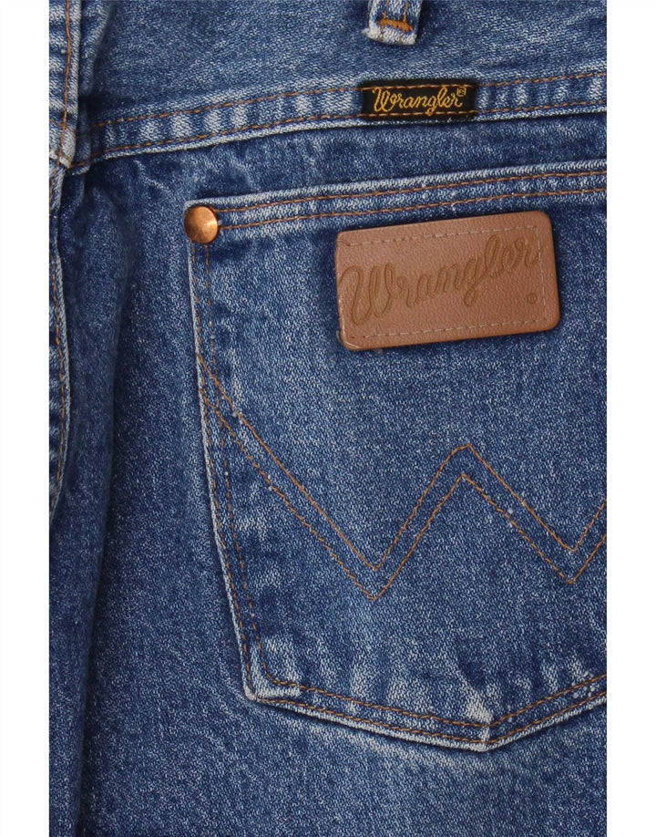 Męskie proste dżinsy Wrangler W28 L30 niebieskie