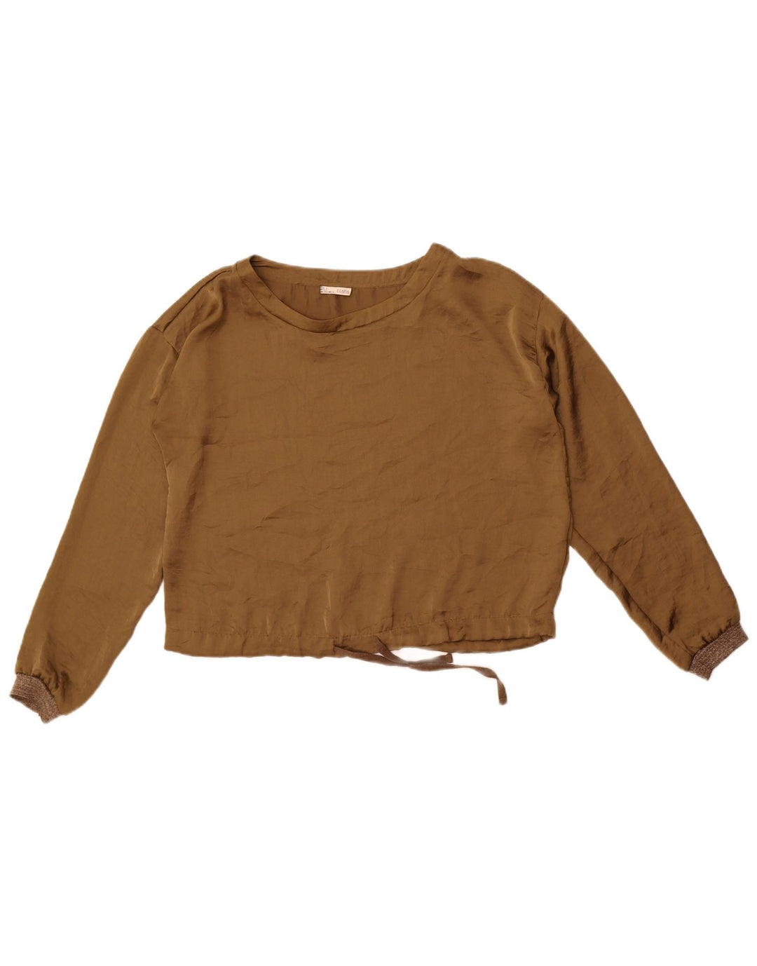 Damska bluzka oversize z długim rękawem Zara UK 10 Small Khaki