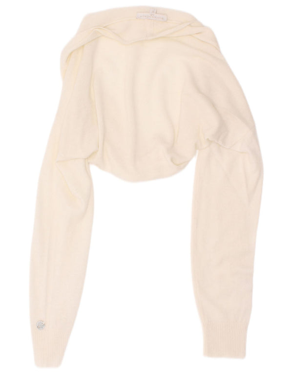 Bolero damskie Silvian Heach Top UK 8 Small Off White Wiskoza