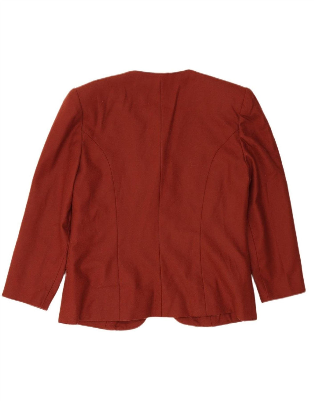 LUISA SPAGNOLI Womens Blazer Jacket IT 48 XL Burgundy Acetate