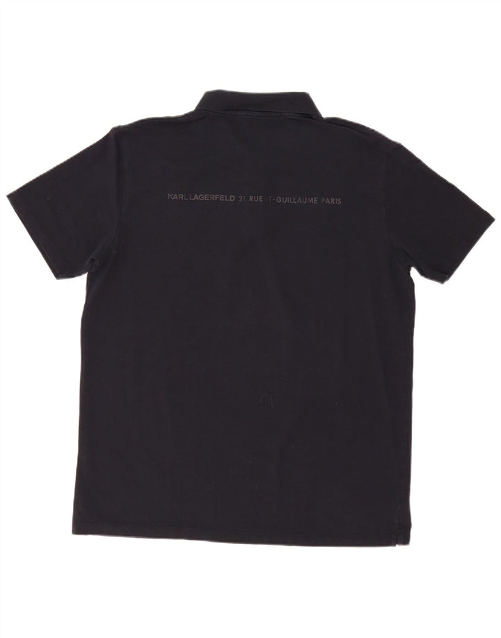 Męska koszulka polo Karla Lagerfelda XL w kolorze granatowym