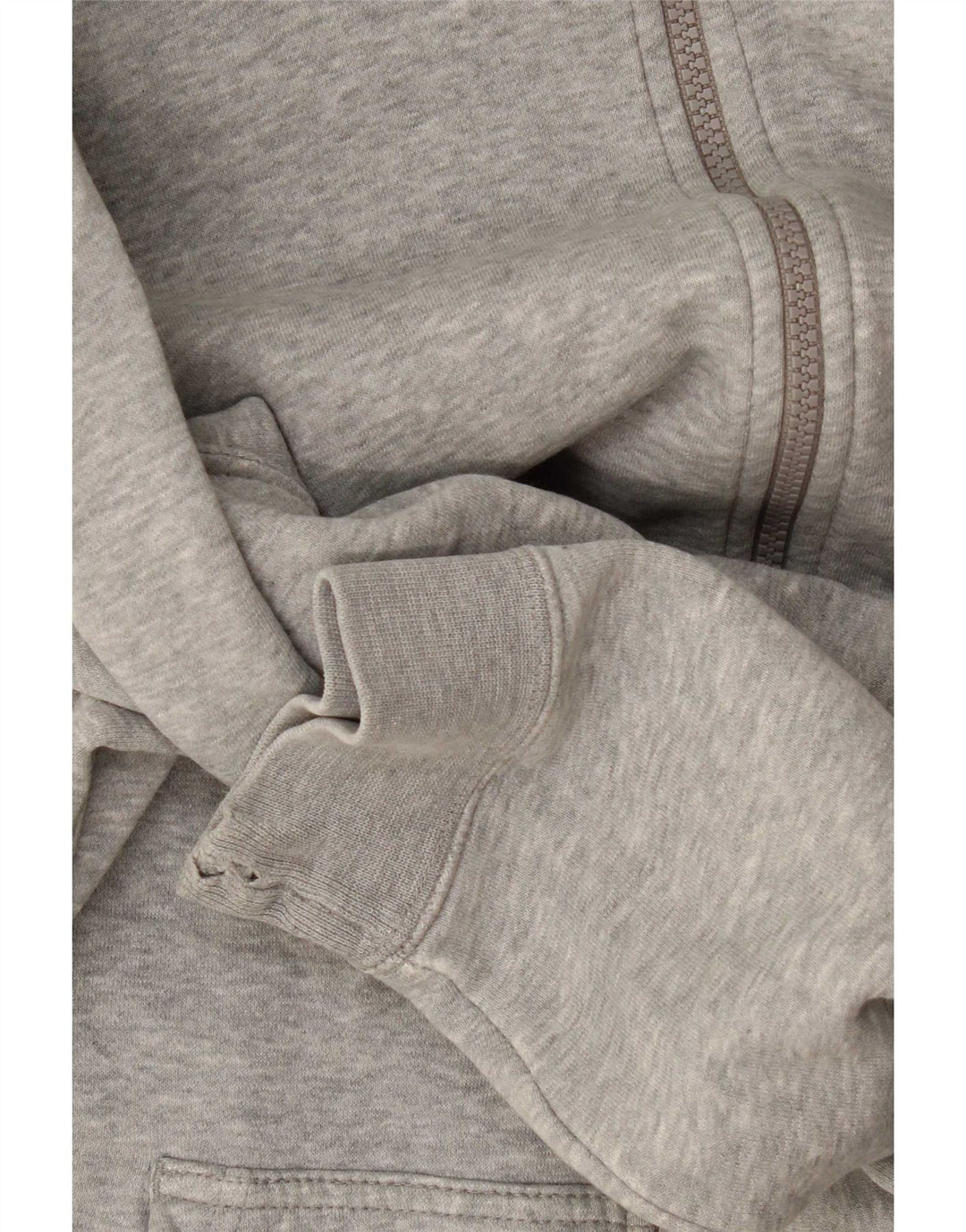 Męski sweter z kapturem i zamkiem błyskawicznym Nike, średnioszary, bawełniany