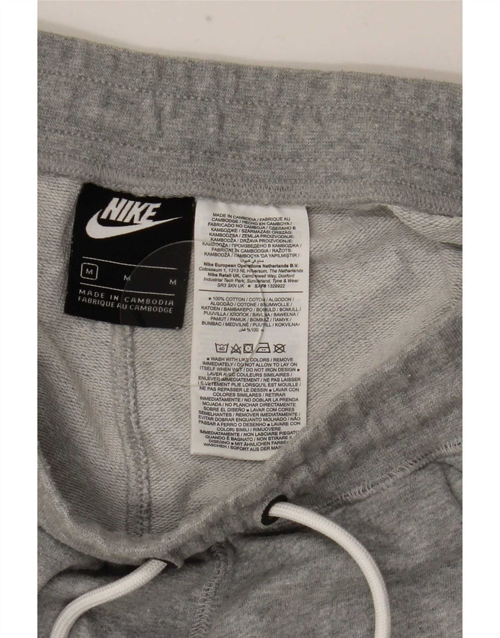 Męskie spodenki sportowe Nike z grafiką, średnioszare, bawełniane w cętki