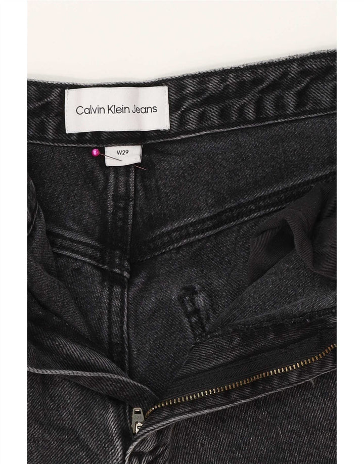 Damskie proste dżinsy Calvin Klein W29 L31 szare