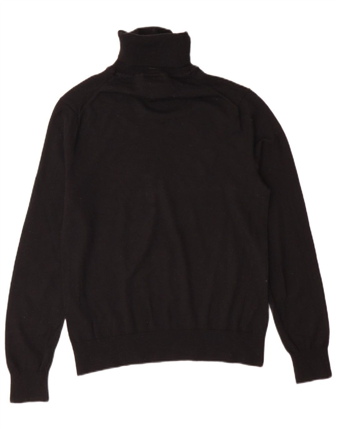 Męski sweter z golfem Armani Exchange, mały, czarny, z dziewiczej wełny