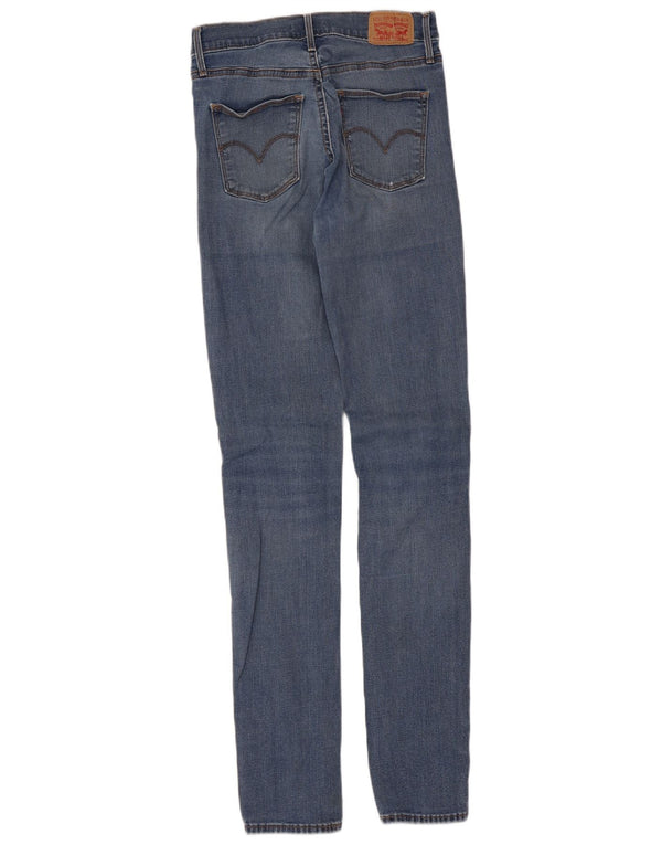 Damskie jeansy wyszczuplające Levi's W27 L34 Niebieska bawełna