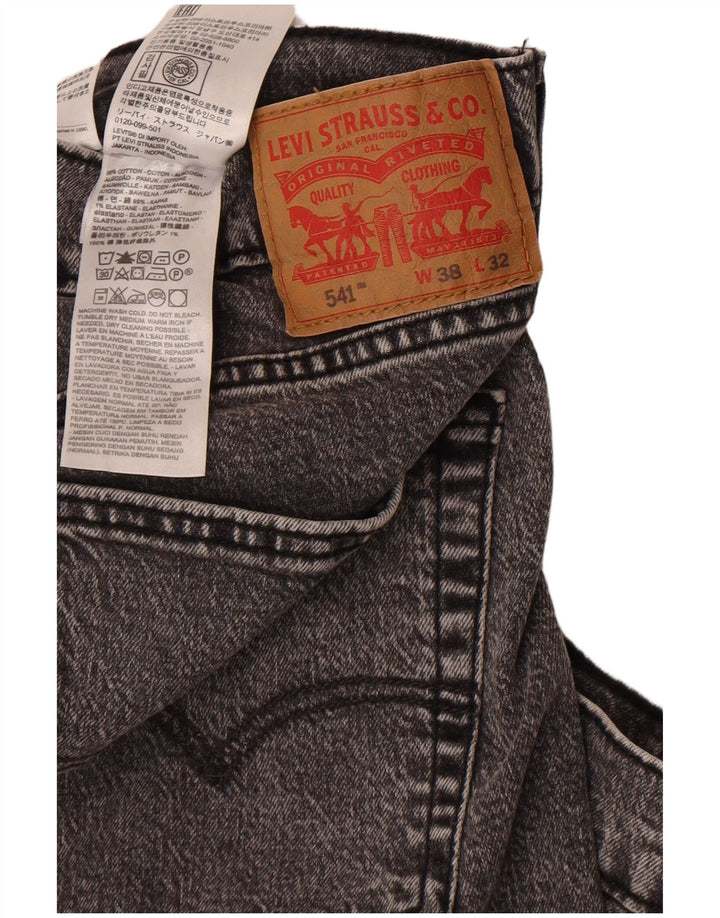 Męskie jeansy Levi's 541 Tapered W38 L27 Szara bawełna