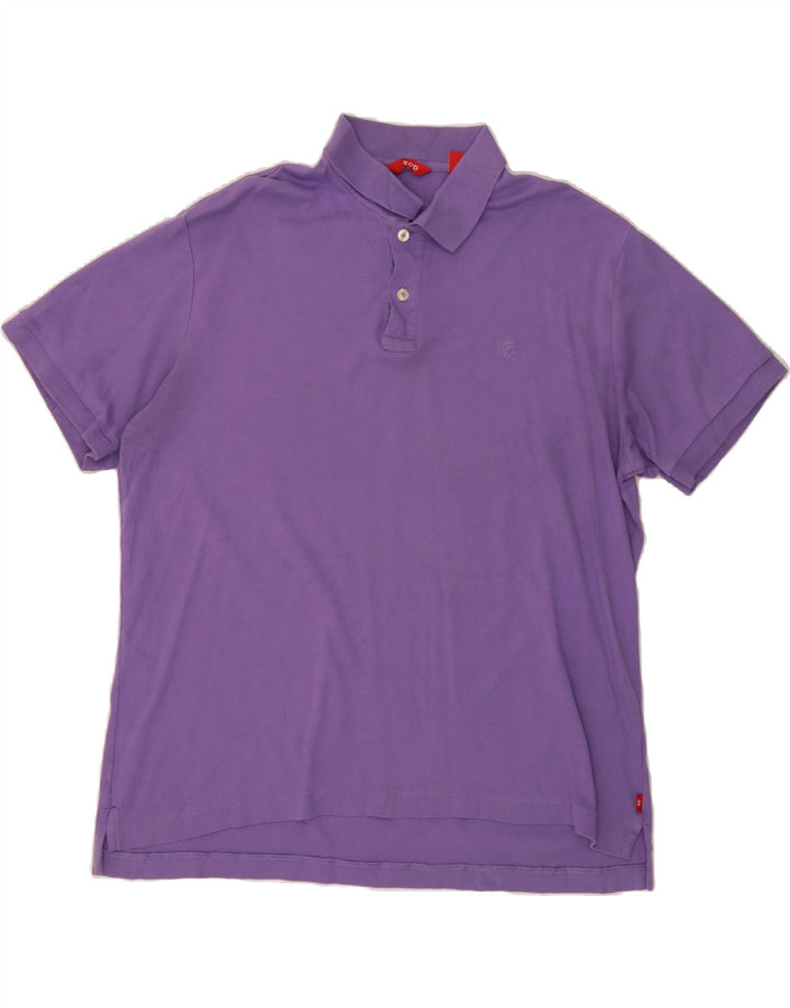 IZOD Mens Polo Shirt XL Purple Cotton Vintage Izod and Second-Hand Izod from Messina Hembry 