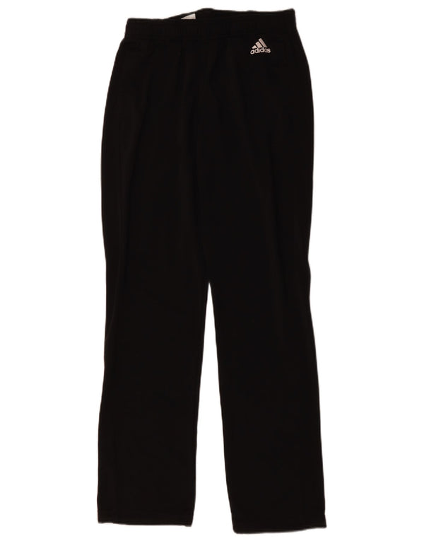ADIDAS Womens Tracksuit Trousers UK 6 XS Black Polyester