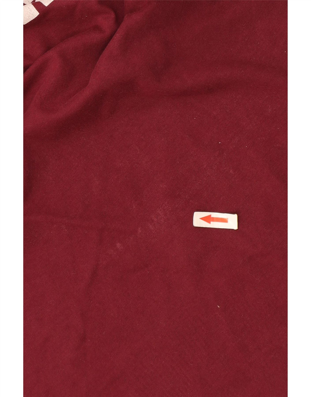 Converse Męski T-shirt z grafiką, duży, bordowy, bawełniany