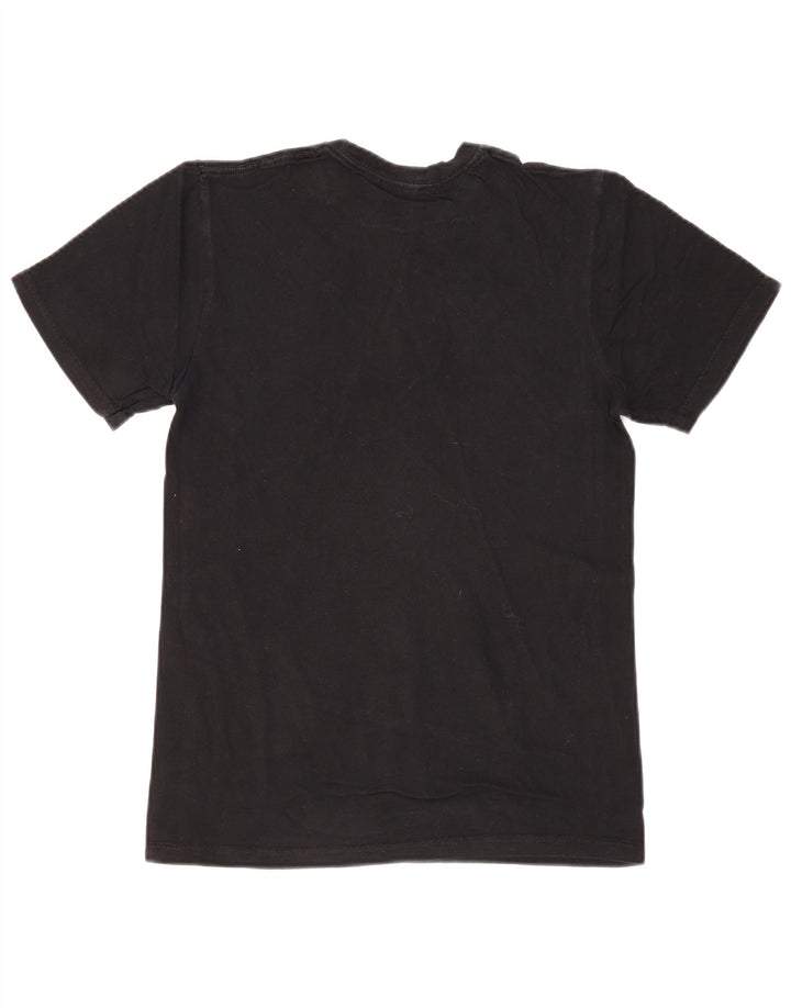 MITCHELL & NESS Męski T-shirt z grafiką Chicago Bulls, mały, czarny, bawełniany