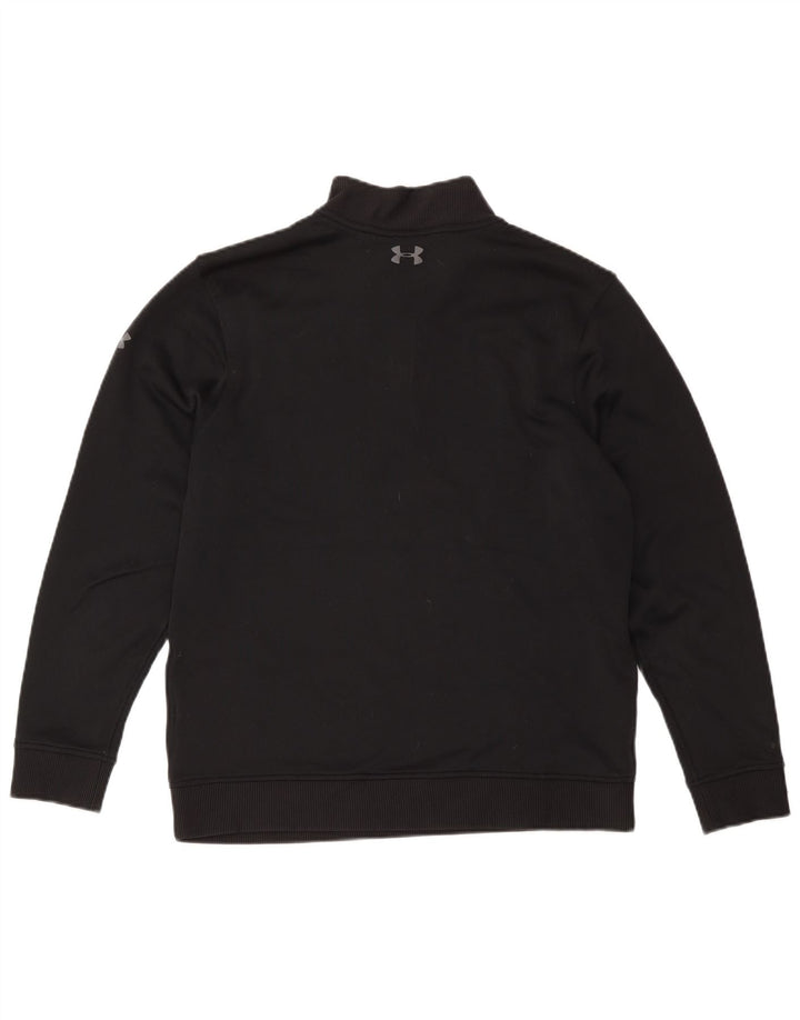 Męski sweter z zamkiem błyskawicznym Under Armour, średni czarny poliester