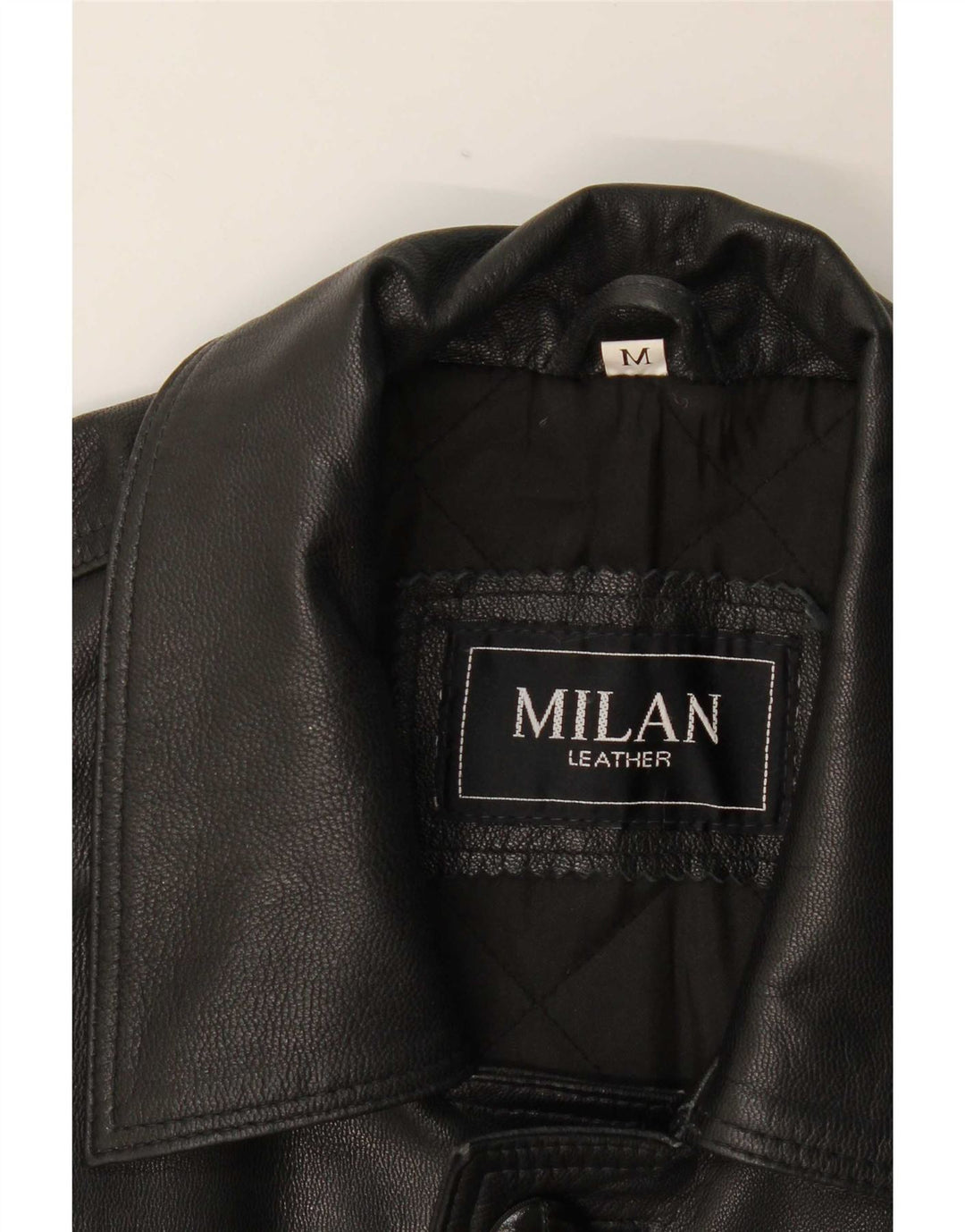 Męska kurtka skórzana Milan UK 38 Medium Black Classic
