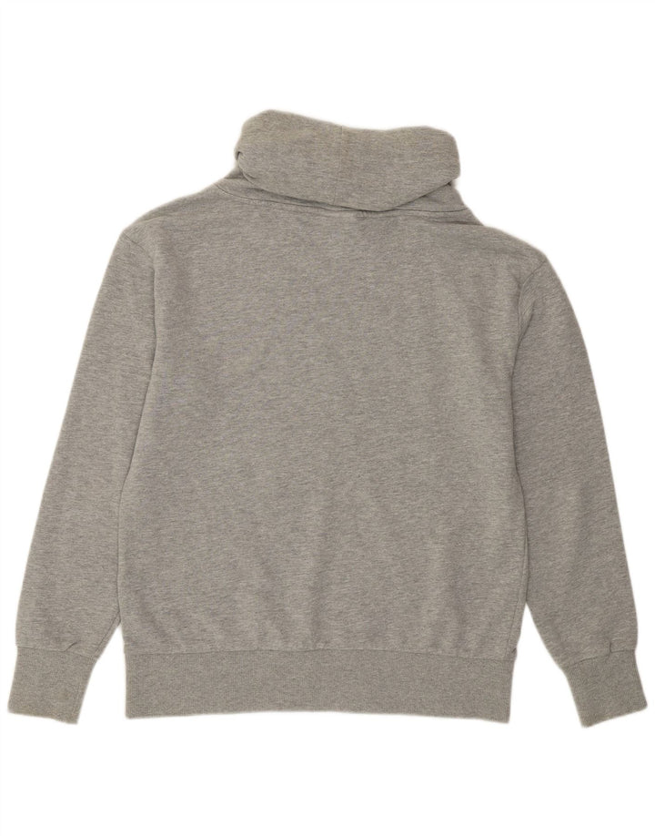 Damski sweter z wywijanym dekoltem DIADORA UK 14, średni szary