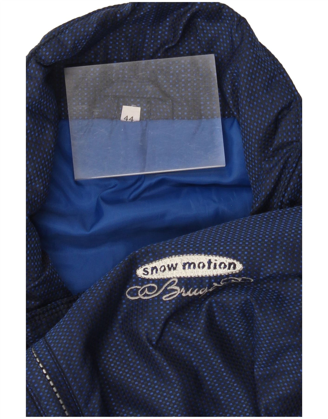 Męska kurtka narciarska bez rękawów Brugi UK 44 2XL granatowa w kratkę zimowa