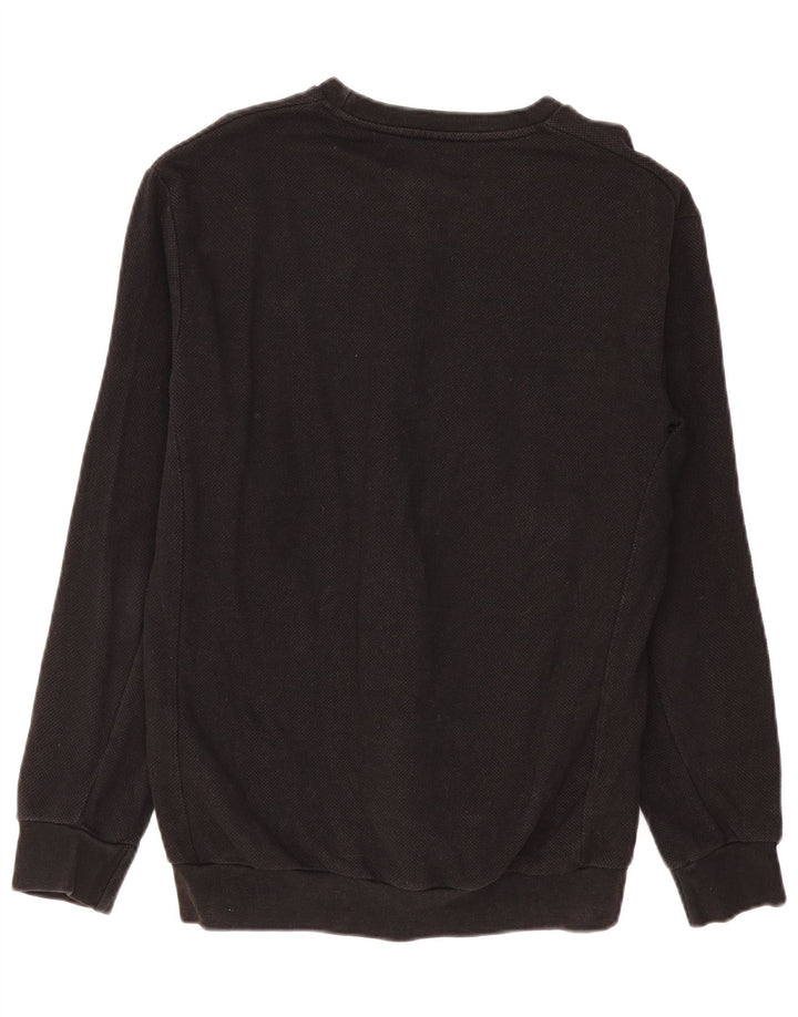 Męski sweter Zara, duży, czarny, bawełniany
