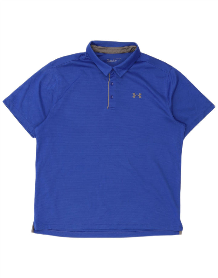Męska koszulka polo UNDER ARMOUR 2XL niebieska