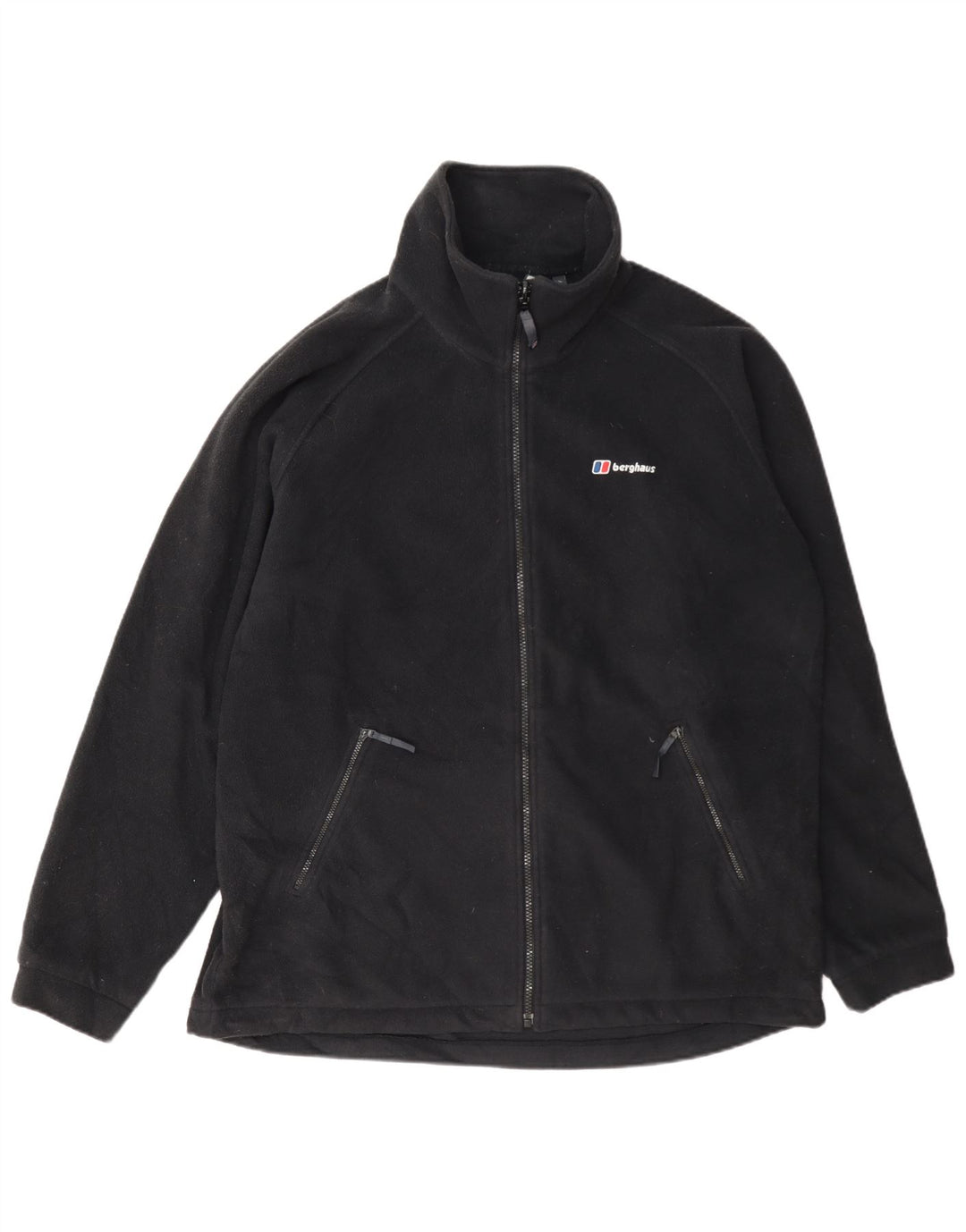 Męska kurtka polarowa Berghaus UK 40, duża, czarna, poliestrowa