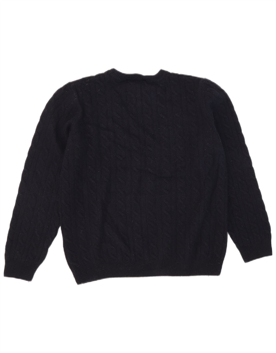 Męski sweter Timberland z okrągłym dekoltem, średni granatowy wełniany