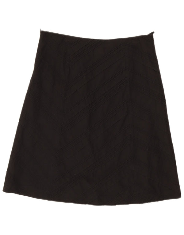 Spódnica damska Esprit w kształcie litery A UK 10 Small W30 Czarna bawełna