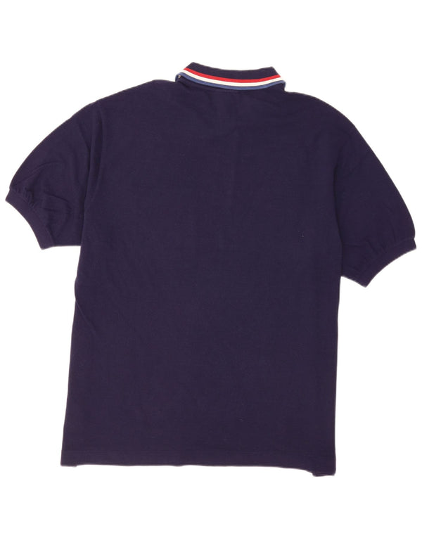 Męska koszulka polo Lacoste, rozmiar 8, 3XL, bawełniana w granatowe paski