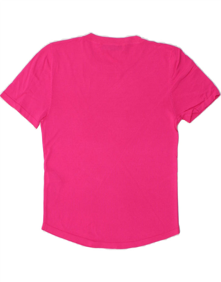 ZARA Womens T-Shirt Top UK 8 Small Pink Viscose Vintage Zara and Second-Hand Zara from Messina Hembry 