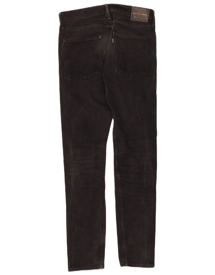 Damskie jeansy Levi's Line 8 Slim W30 L34 Czarna bawełna