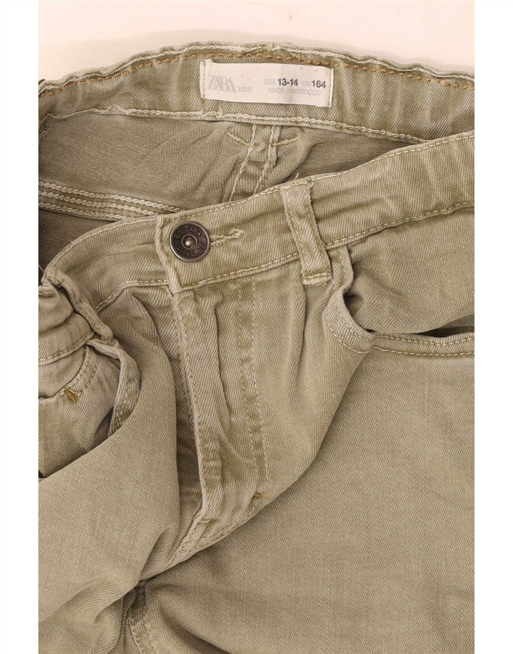 Szorty dżinsowe chłopięce Zara 13-14 lat W28 Khaki