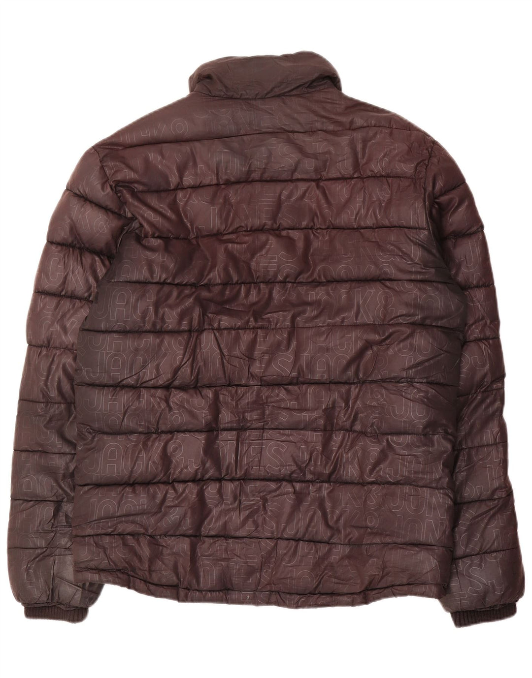 Męska ocieplana kurtka Jack & Jones UK 40, duża brązowa
