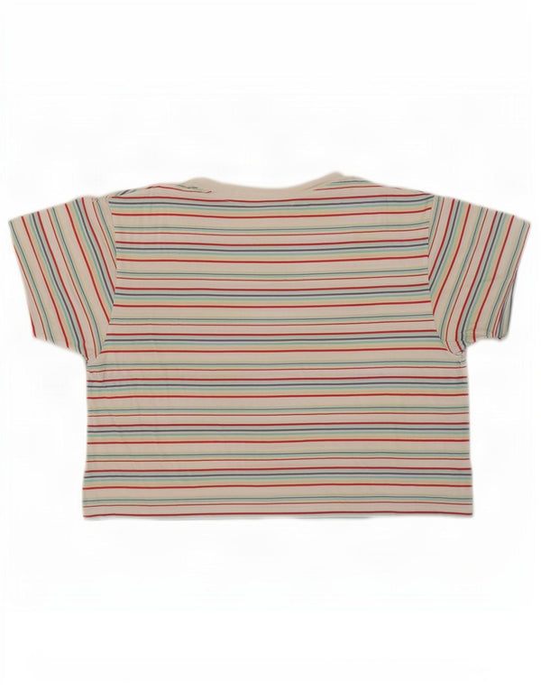 Damski T-shirt Levi's Crop Top UK 14, średnia, wielobarwna bawełna w paski