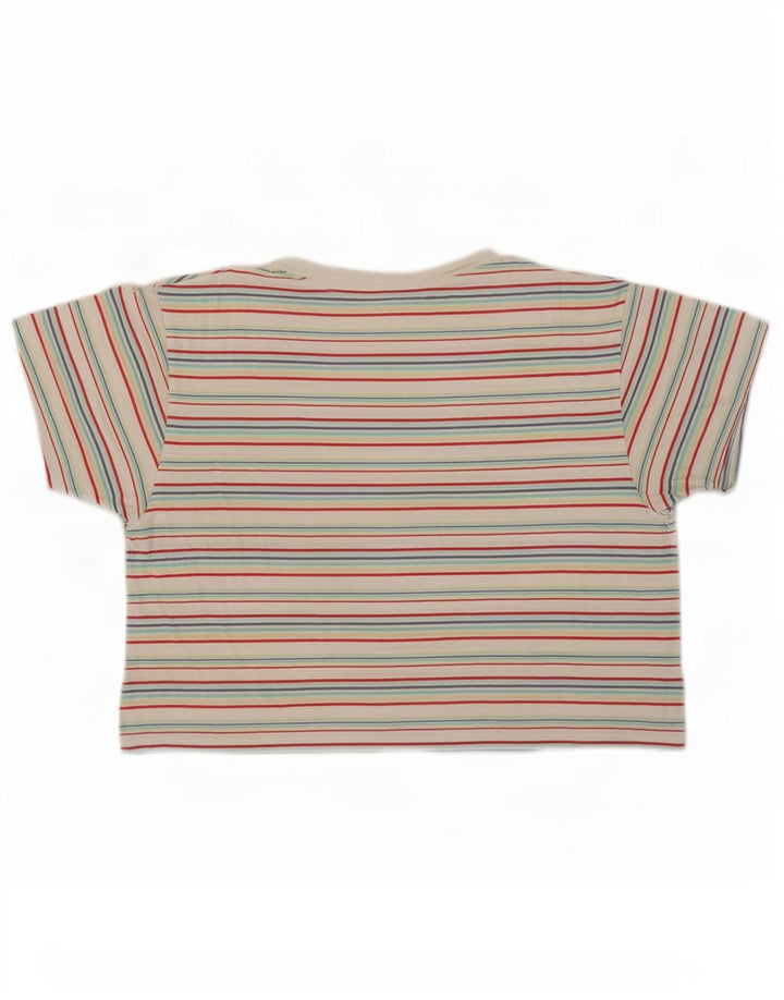 Damski T-shirt Levi's Crop Top UK 14, średnia, wielobarwna bawełna w paski