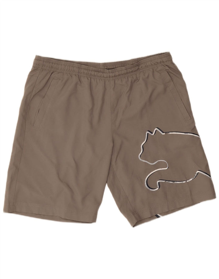 Męskie spodenki sportowe Puma Graphic, średni brąz