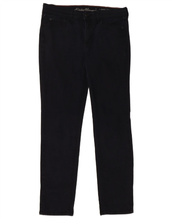 Damskie jeansy slim Eddie Bauer US 6 Medium W30 L29 Granatowa bawełna