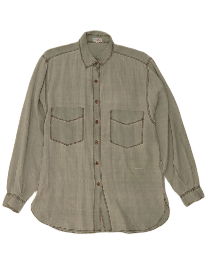 Koszula damska Ball On Rozmiar 38 Średni zielony jedwab