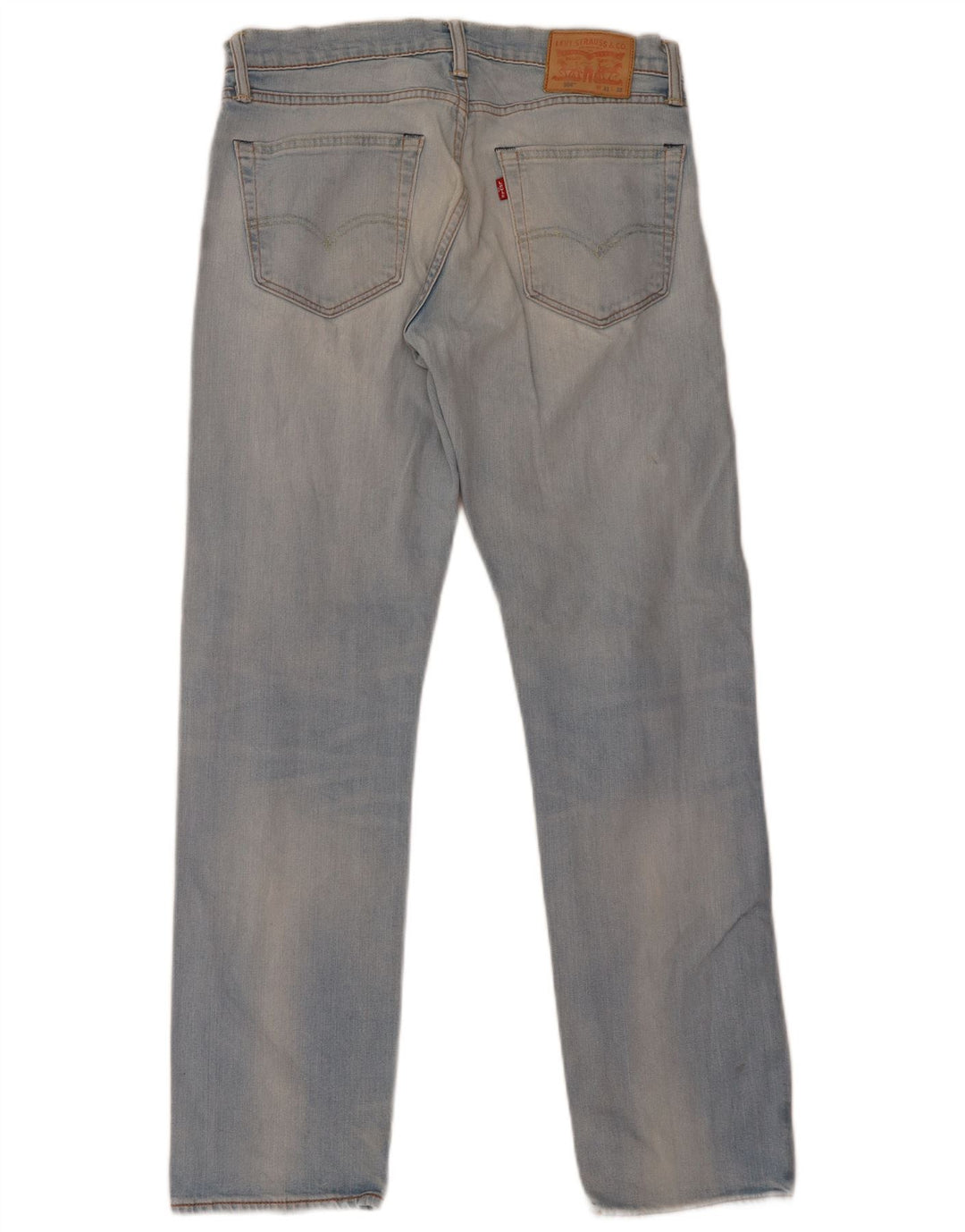 Męskie jeansy Levi's 504 Straight W31 L32 Niebieskie bawełniane