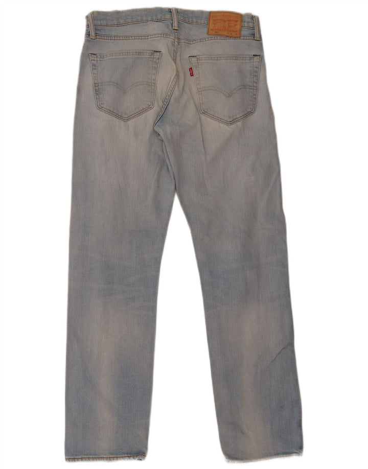 Męskie jeansy Levi's 504 Straight W31 L32 Niebieskie bawełniane