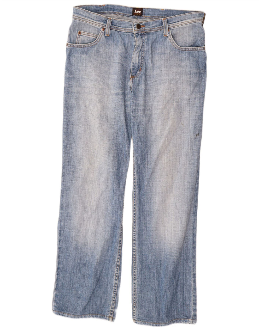 Męskie dżinsy Lee Brooklyn Straight W34 L34 Niebieskie bawełniane