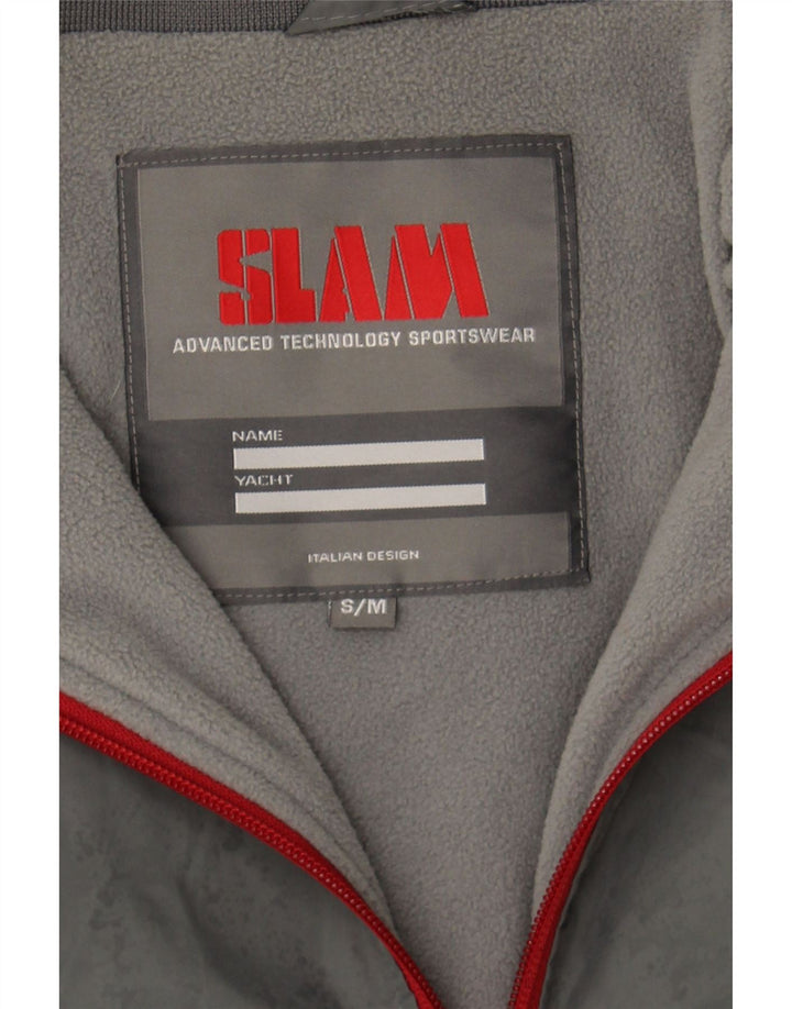 Męska kurtka bomberka SLAM UK 36 Small, szary nylon