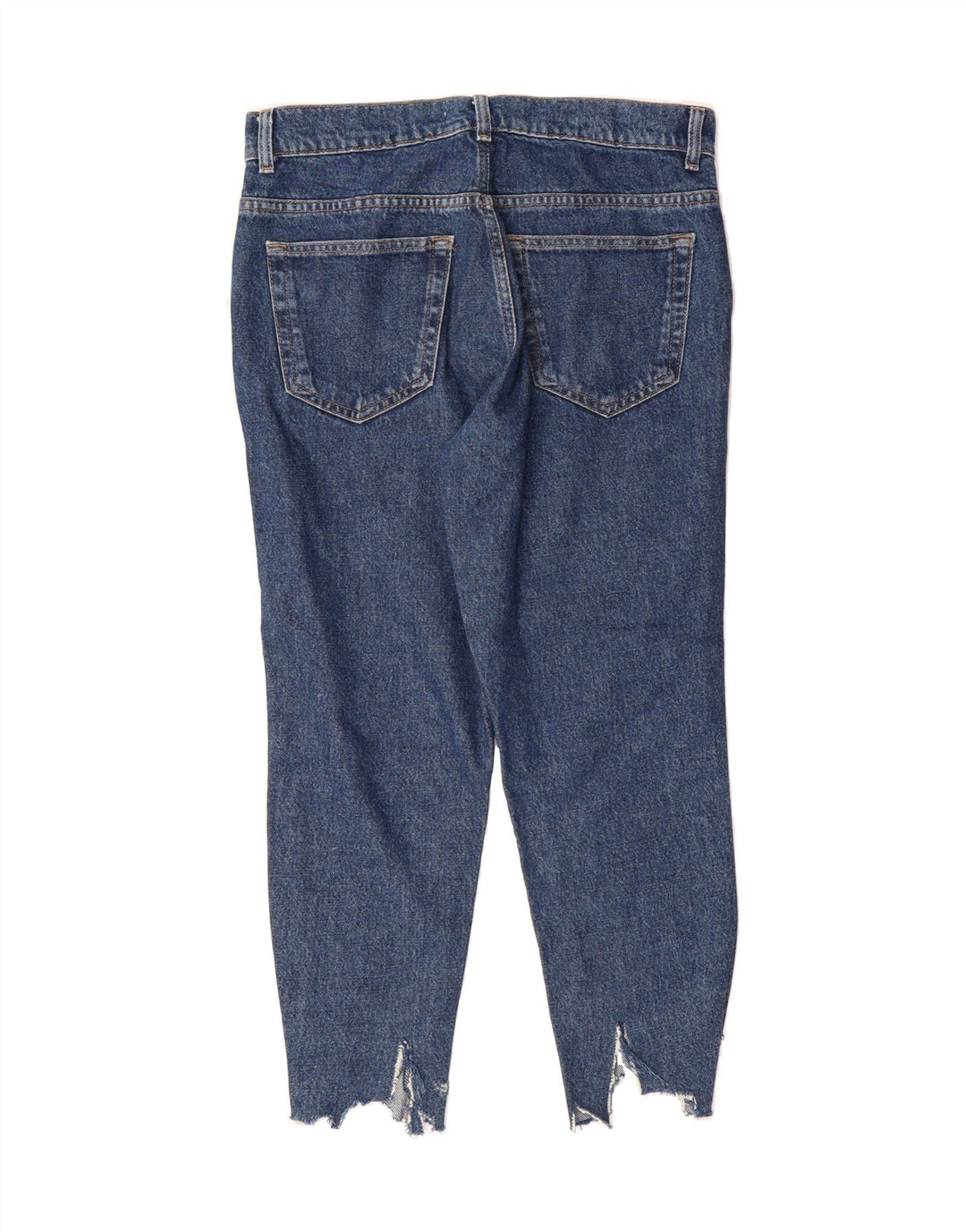 ZARA Womens Distressed Slim Jeans EU 38 Small W30 L23 Blue Cotton Vintage Zara and Second-Hand Zara from Messina Hembry 