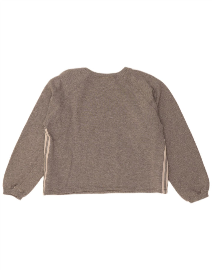 Bluza damska Adidas Jumper UK 14 Średnia szara bawełna