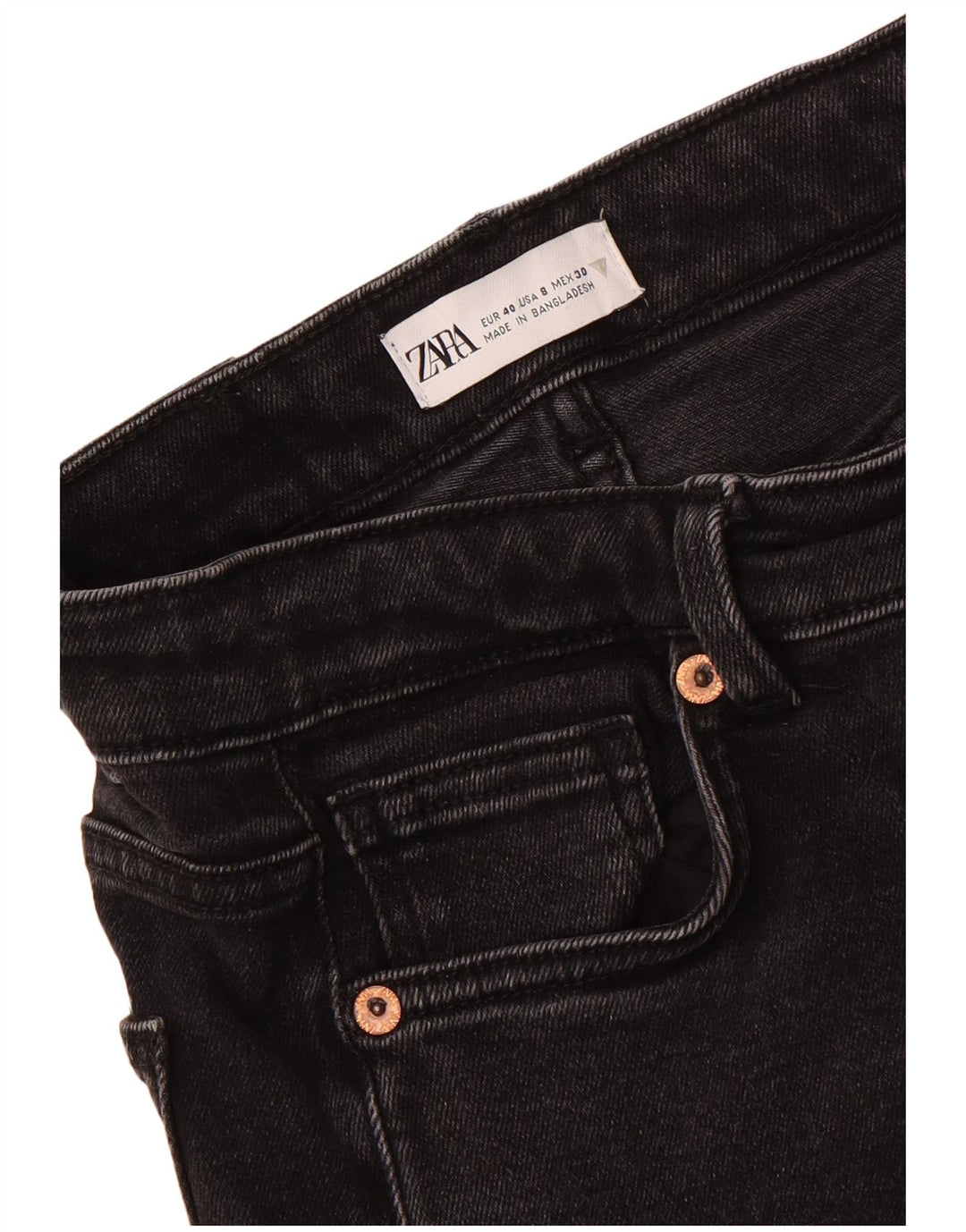 Damskie jeansy Skinny Zara EU 40 Medium W30 L27 Czarne