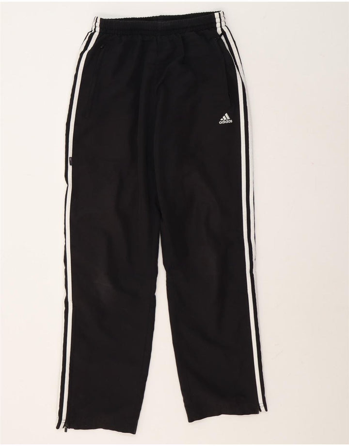 Damskie spodnie dresowe Adidas UK 10, małe, czarne, poliestrowe