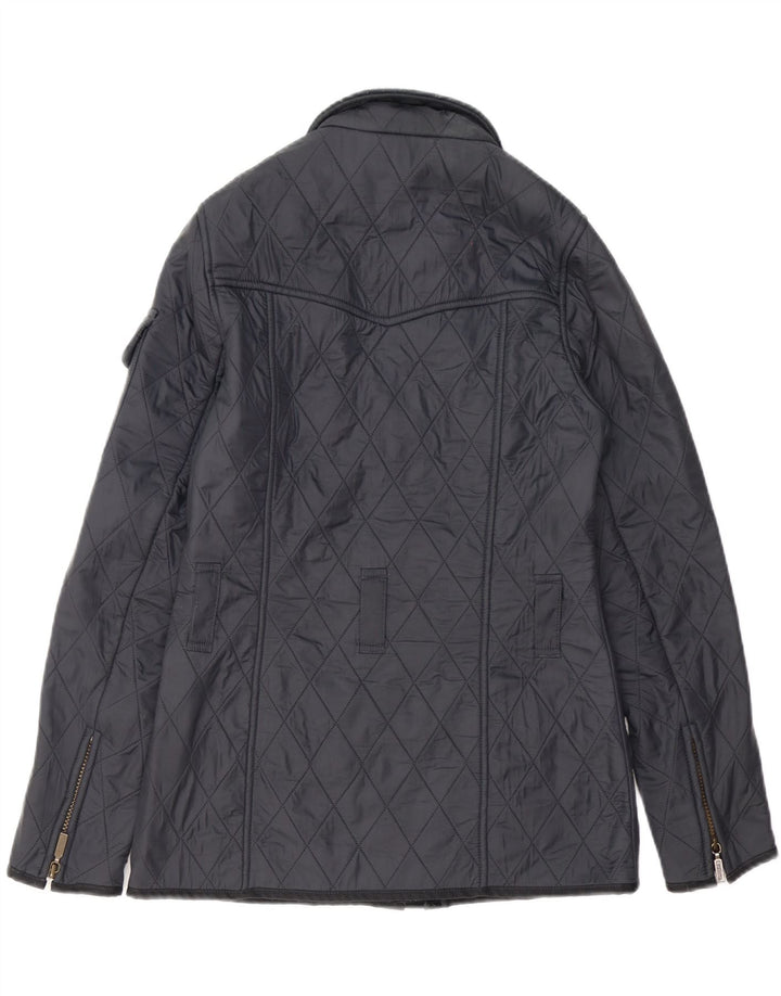 Damska pikowana kurtka Barbour UK 8, mała, granatowa