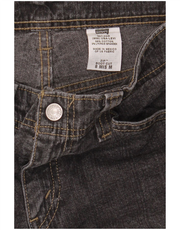 Damskie jeansy Levi's Bootcut US 8 Medium W32 L32 Czarna bawełna